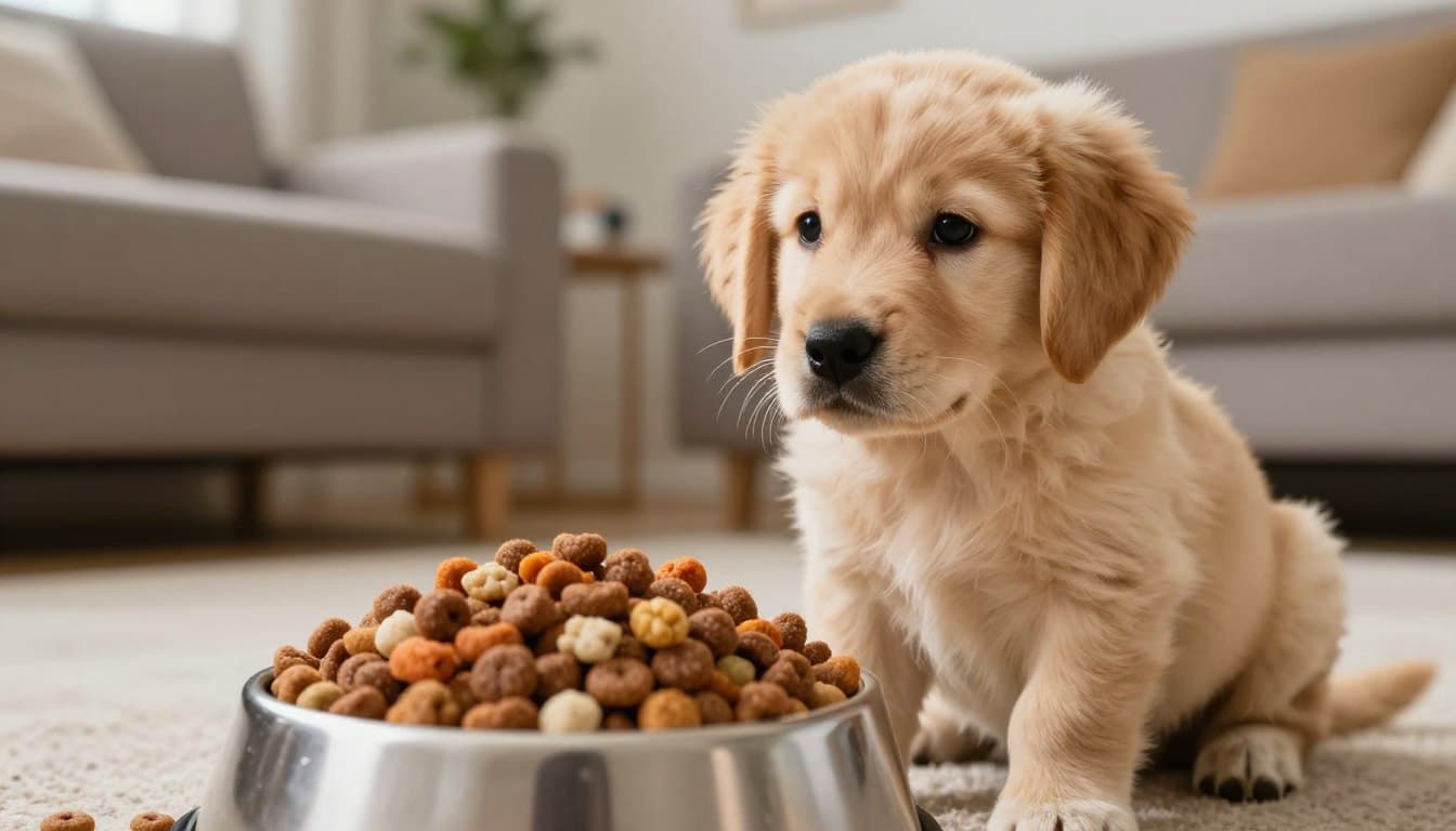 is it bad for puppies to eat cat food