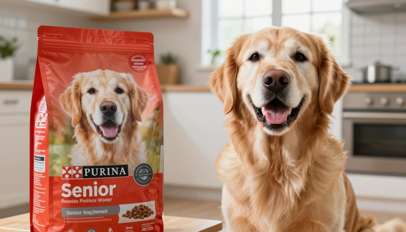 purina dog food for seniors